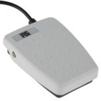 RS PRO,808-6989, 否 通用 支脚开关, SPCO触点, 触点额定24 V 交流AC 热塑性塑料, IPX2, 1.75 A, 瞬时型开关, 黑色, 灰色, 6225