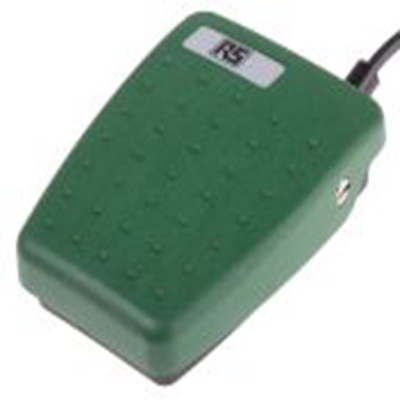 RS PRO,808-6998, 否 通用 支脚开关, SPCO触点, 触点额定24 V 交流AC 热塑性塑料, IPX7, 1.75 A, 瞬时型开关, 绿色, 黑色