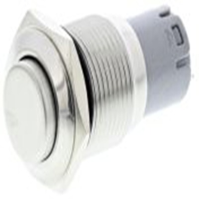 RS PRO,811-8370, 按钮开关, Φ16 mm开孔, 面板安装, 瞬时型操作, 白色LED, 单刀双掷, IP65, IP40 250 V 交流