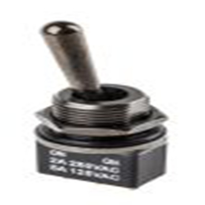 RS PRO,820-0542, 扳钮开关, 单刀双掷, 接通 -（接通）操作, 5 A, PCB安装, 焊接端子, IP40