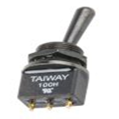 RS PRO,820-0551, 扳钮开关, 单刀双掷, 接通 -（接通）操作, 5 A 28 V dc, PCB安装, 焊接端子, IP40