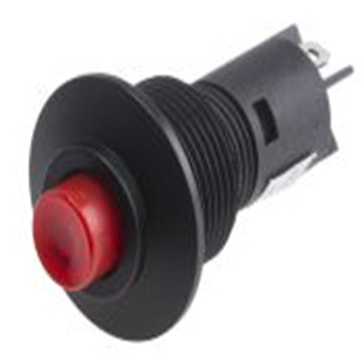 RS PRO,820-0618, 按钮开关, PCB安装, 闭锁操作, 红色LED, 单刀单掷 125 V 交流