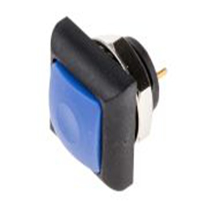 RS PRO,820-7565, 按钮开关, Φ13.6 mm开孔, PCB安装, 瞬时型操作, 蓝色LED, 单刀单掷, IP40 50 V dc 32 V 交流