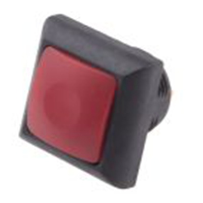 RS PRO,820-7568P, 按钮开关, Φ13.6 mm开孔, PCB安装, 瞬时型操作, 红色LED, 单刀单掷, IP40 50 V dc 32 V 交流