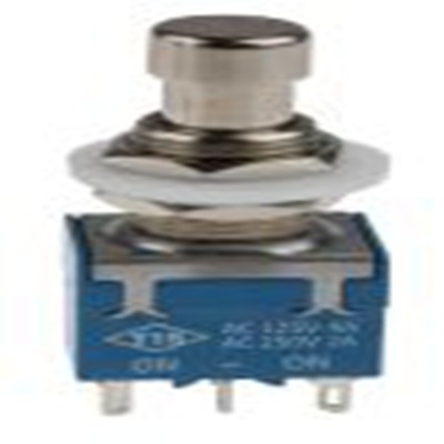 RS PRO,846-6739, 按钮开关, Φ12.2 mm开孔, PCB安装, 闭锁操作, 双刀双掷 24 V dc 250 V 交流