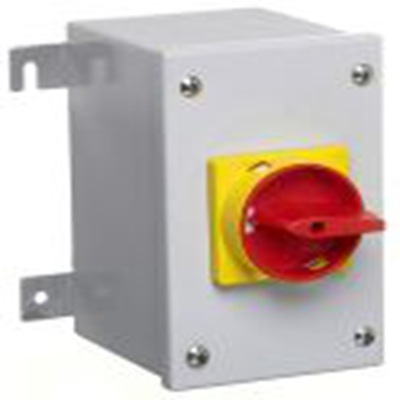 RS PRO,136-5286, 3 隔离开关, 4极, 面板安装 32 A, IP65 22 kW, 红色把手