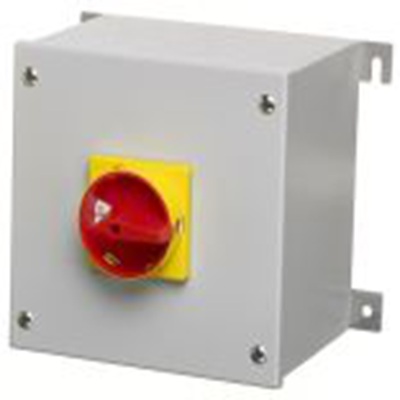RS PRO,136-5287, 3 隔离开关, 4极, 面板安装 32 A, IP65 30 kW, 红色把手