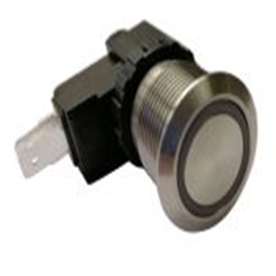 RS PRO,175-8442, 按钮开关, Φ19.1 mm开孔, 面板安装, 闭锁操作, 单刀双掷, IP40 12 V dc 250 V 交流, MW19系列