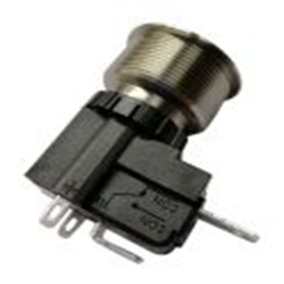 RS PRO,175-8168, 照明 按钮开关, Φ25.2 mm开孔, 面板安装, 闭锁操作, 白色LED, 单刀单掷, IP40 250 V 交流