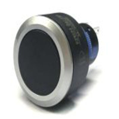RS PRO,175-8957, 按钮开关, Φ22.2 mm开孔, 面板安装, 瞬时型操作, 双刀双掷, IP65 36 V dc 250 V 交流, KPB22系列