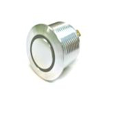 RS PRO,175-8568, 照明 按钮开关, Φ16 mm开孔, 面板安装, 瞬时型操作, 蓝色LED, 单刀单掷, IP40 36 V dc, MPB16系列