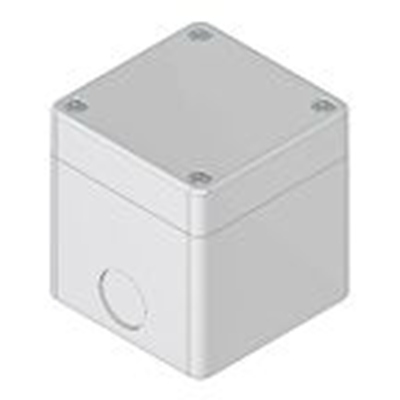 RS PRO,194-7457,按钮盒, Φ22 mm孔径, 灰色 ABS外壳, IP65, 最高-25 °C, 70 mm x 74 mm x 74 mm, CCS系列