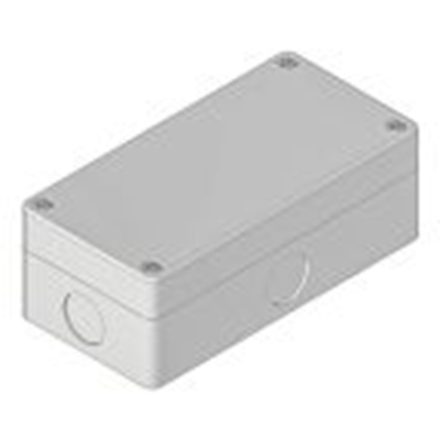 RS PRO,194-7464,按钮盒, Φ22 mm孔径, 灰色 ABS外壳, IP65, 最高-25 °C, 140 mm x 51 mm x 51 mm, CCS系列