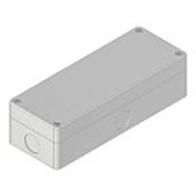 RS PRO,194-7466,按钮盒, Φ22 mm孔径, 灰色 ABS外壳, IP65, 最高-25 °C, 185 mm x 51 mm x 51 mm, CCS系列