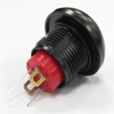 RS PRO,209-9109, 照明 按钮开关, Φ13.6 mm开孔, 面板安装, 瞬时型操作, 红色LED, 单刀单掷, IP40 36 V dc 250 V 交流, PAS6系列