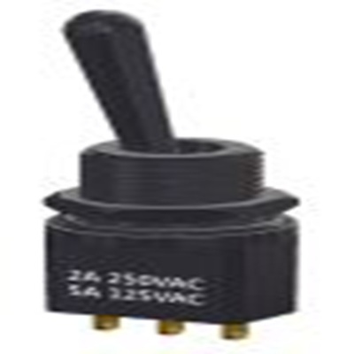 RS PRO,820-0554, 扳钮开关, 单刀双掷, 开 - 关 - 开操作, 5 A 28 V dc, PCB安装, 焊接端子, IP40