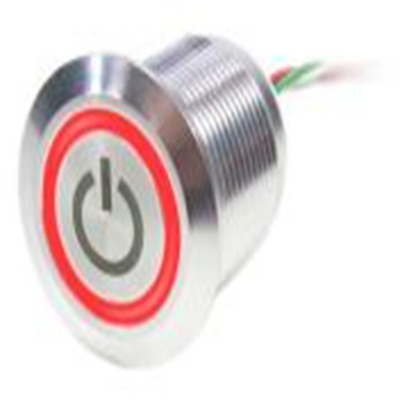 RS PRO,823-2738P, 电容式 触摸开关, 红色, 绿色LED 照明, 30V dc, 1.5 A, 常闭, 黄铜触点, 闭锁, IP68