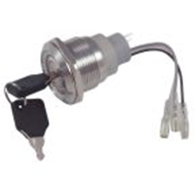 RS PRO,877-1870, 2档 钥匙开关, 单刀双掷, 5 A触点, 焊接端子, IP40, AV03L系列
