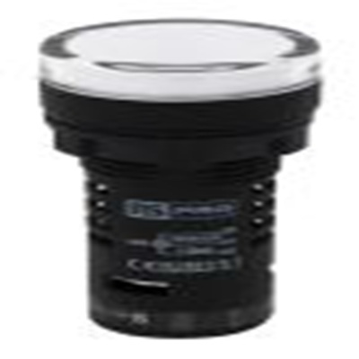 RS PRO,909-2531, 白色 圆形 指示灯, Φ22 mm开孔, LED, 120 V ac/dc, 20 mA, 聚碳酸脂主体, 面板安装, IP65 LEDtec系列