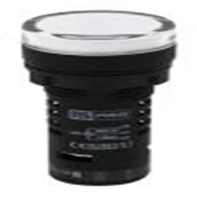 RS PRO,909-2534, 白色 圆形 指示灯, Φ22 mm开孔, LED, 230 V ac, 20 mA, 聚碳酸脂主体, 面板安装, IP65 LEDtec系列