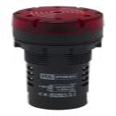 RS PRO,909-2550, 红色 圆形 指示灯, Φ22 mm开孔, LED, 120 V ac/dc, 20 mA, 聚碳酸脂主体, 面板安装, IP30 LEDtec系列