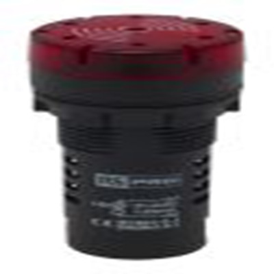 RS PRO,909-2553, 红色 圆形 指示灯, Φ22 mm开孔, LED, 12 V ac/dc, 20 mA, 聚碳酸脂主体, 面板安装, IP30 LEDtec系列