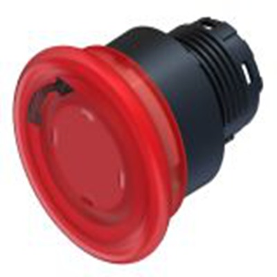 RS PRO,102-713,Φ22.5 mm, ECX系列 照明 紧急停止按钮, 面板安装, IP65, 扭曲释放, 红色