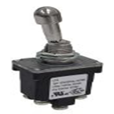 RS PRO,186-245, 扳钮开关, 双刀双掷, 接通 -（接通）操作, 16 A, 面板安装, 步进模型端子, IP68