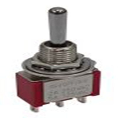 RS PRO,186-254, 扳钮开关, 单刀双掷, 开 - 关 - 开操作, 5 A 28 V dc, 面板安装, 焊片端子