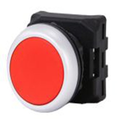 RS PRO,188-1123, 红色 圆形 按钮头, Φ22 mm开孔, Φ30.2 mm按钮, 弹簧复位, IP65, RSEG系列