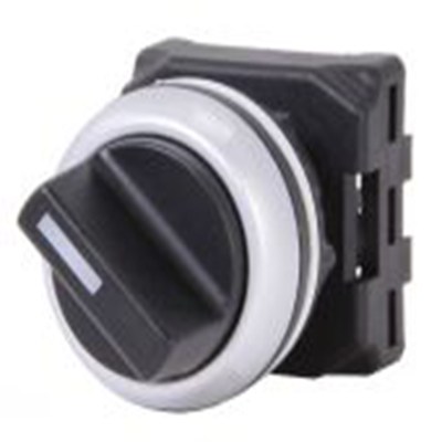 RS PRO,188-1148, 2档 选择器开关头, Φ22 mm开孔, 弹簧复位, IP65