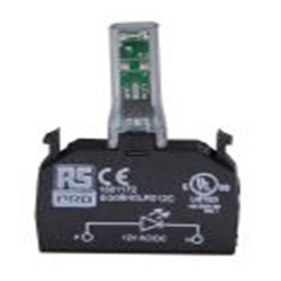 RS PRO,188-1172, 包含LED 照明块, 红色灯, 照明块, 12 V ac/dc