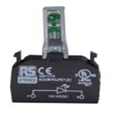 RS PRO,188-1186, 包含LED 照明块, 红色灯, 照明块, 110 V ac