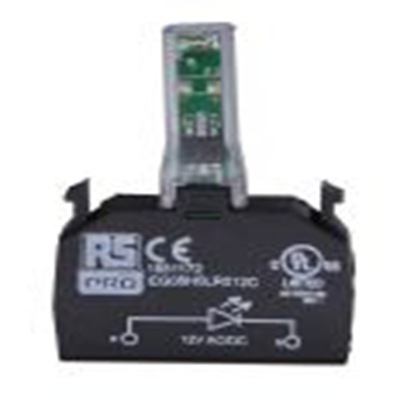 RS PRO,188-1195, 包含LED 照明块, 黄色灯, 照明块, 240 V ac