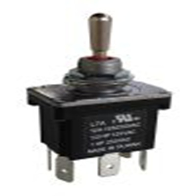 RS PRO,206-6977, 扳钮开关, 双刀双掷, 开 - 关 - 开操作, 12 A, PCB安装, 焊接端子, IP68
