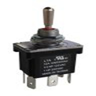 RS PRO,206-6978, 扳钮开关, 双刀双掷, 开 - 关 - 开操作, 12 A, PCB安装, 焊接端子, IP68
