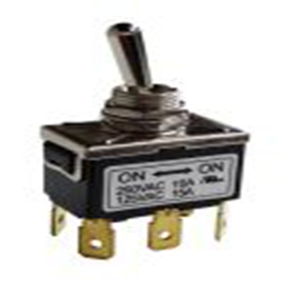 RS PRO,206-6983, 扳钮开关, 双刀双掷, 接通 -（接通）操作, 10 A, PCB安装, 焊接端子, IP40