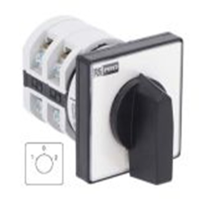 RS PRO,208-3910,3档, 60 ° 20 A, 旋钮执行器, IP20