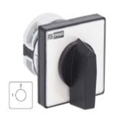 RS PRO,208-3913,2档, 90 ° 20 A, 旋钮执行器, IP20