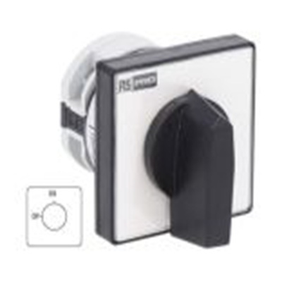 RS PRO,208-3924,2档, 90 ° 20 A, 单相, 旋钮执行器, IP20