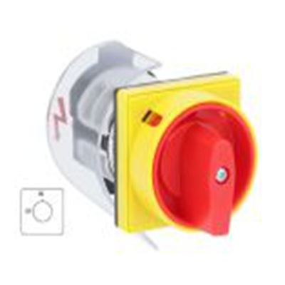 RS PRO,208-3929,2档, 90 ° 20 A, 三相, 旋钮执行器, IP20