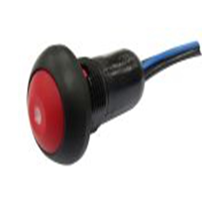 RS PRO,209-9058, 照明 按钮开关, Φ13.6 mm开孔, 面板安装, 瞬时型操作, 绿色LED, 单刀单掷, IP40 36 V dc 50 V 交流, PAS6系列