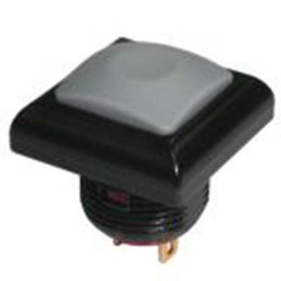 RS PRO,209-9091, 按钮开关, Φ13.6 mm开孔, 面板安装, 瞬时型操作, 黄色LED, 单刀单掷, IP40 36 V dc 250 V 交流, PAS6系列