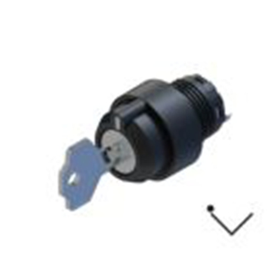 RS PRO,238-3943, 钥匙开关头, Φ22.5 mm开孔, 2档位, 维护操作, IP65