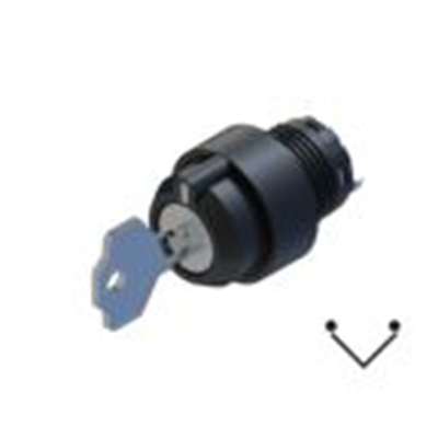 RS PRO,238-3944, 钥匙开关头, Φ22.5 mm开孔, 2档位, 维护操作, IP65