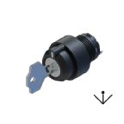 RS PRO,238-3946, 钥匙开关头, Φ22.5 mm开孔, 3档位, 维护操作, IP65