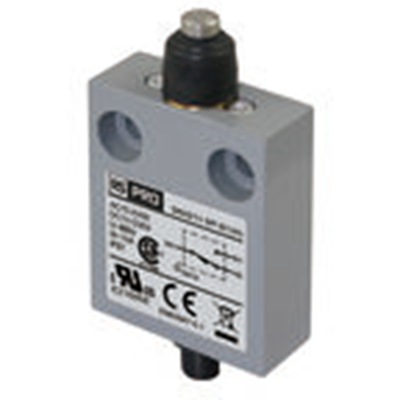 RS PRO,269-5435, 柱塞式 限位开关, IP40 1 常开 /1 常闭, 锌合金外壳 300 V ac 10 A