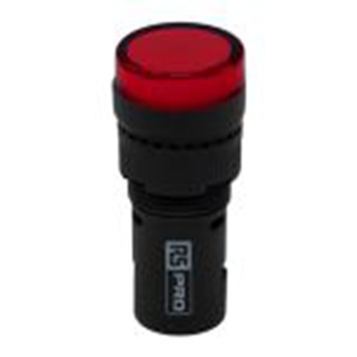 RS PRO,271-7477, 红色 圆形 指示灯, Φ16 mm开孔, LED, 24 V ac/dc, 20 mA, 面板安装, IP44