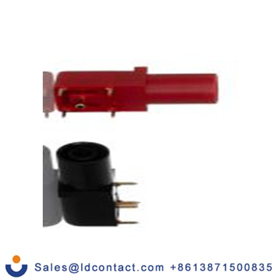 RS PRO,187-3802,4 mm, 母插 香蕉插座, 黑色, 红色, 1 kV, 24A, 有罩插座式, 50 m长, 镀金色