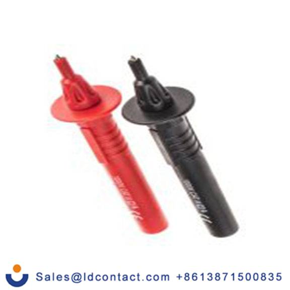RS PRO,125-3737,测试探头, 黑色, 红色, Φ4 mm座 500mA, 1000 V, -20 °C至70 °C